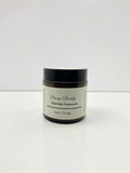 Fjell Dekor Bump Buddy Gentle Formula 4oz soothing skin balm in an amber glass jar with a black lid.