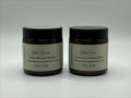 Fjell Dekor Glow Care Duo featuring Glow Guard daily mineral shield and Glow Ease intensive melting balm in amber jars.